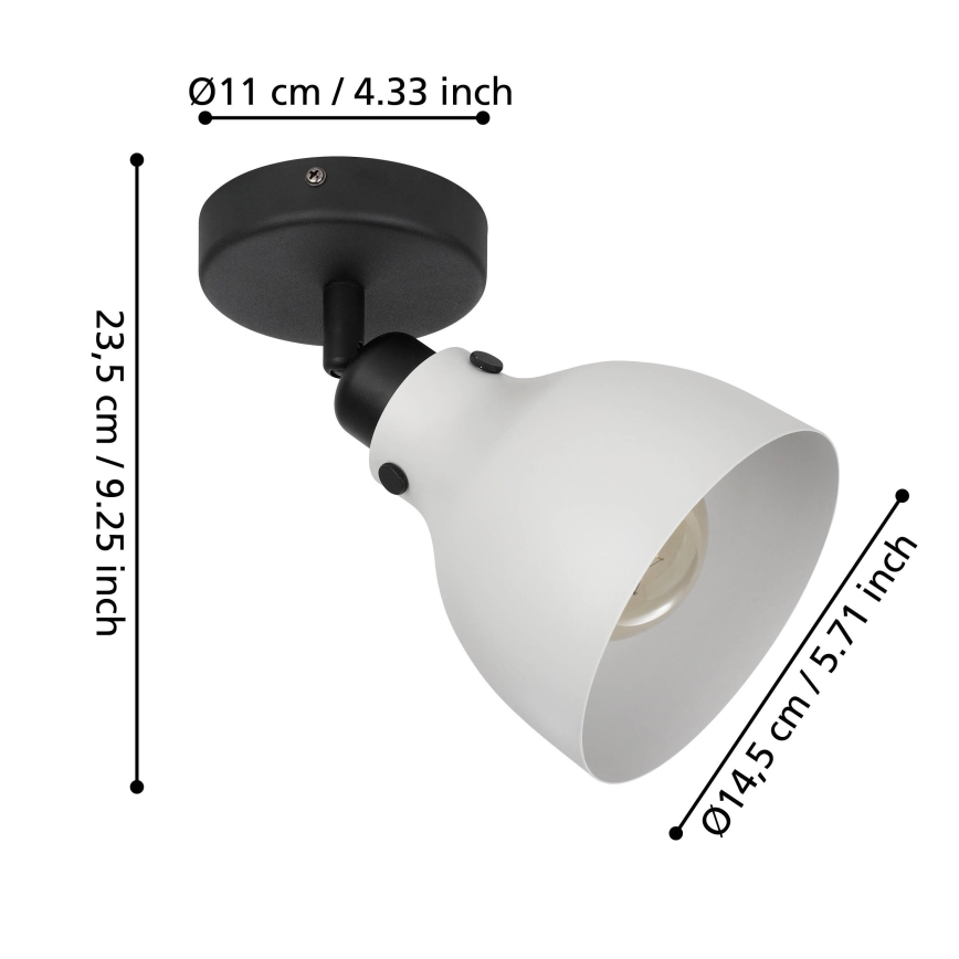 Eglo 43827 - Foco MATLOCK 1xE27/40W/230V