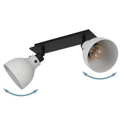 Eglo 43828 - Foco MATLOCK 2xE27/40W/230V