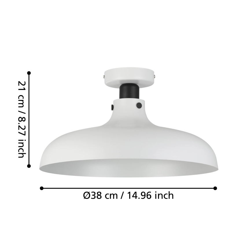 Eglo - Iluminação de teto 1xE27/40W/230V