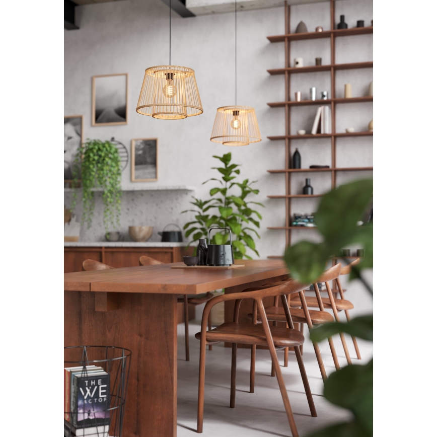 Eglo 43852 - Candeeiro suspenso HYKEHAM 1xE27/40W/230V