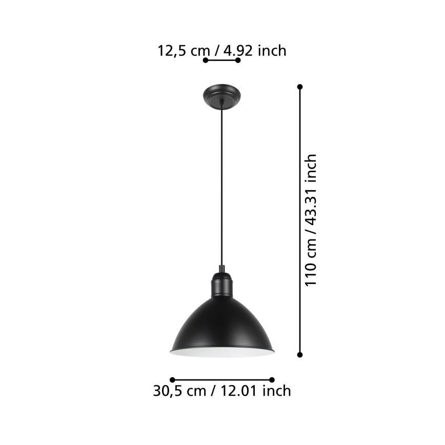 Eglo - Candelabro suspenso 1xE27/40W/230V
