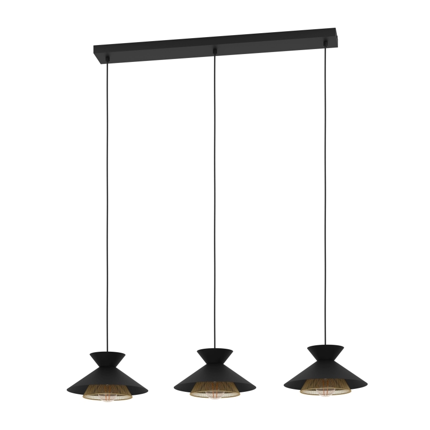 Eglo - Candelabro suspenso 3xE27/40W/230V