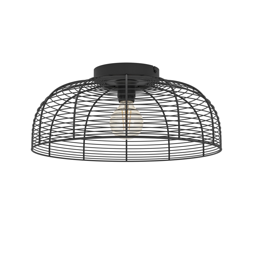 Eglo - Iluminação de teto 1xE27/40W/230V preto