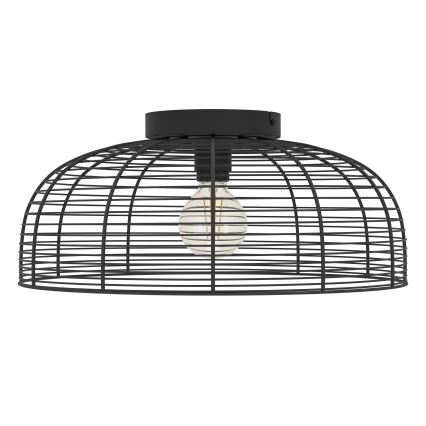 Eglo - Iluminação de teto 1xE27/40W/230V preto