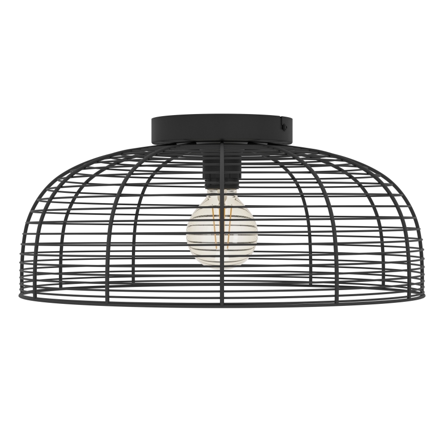Eglo - Iluminação de teto 1xE27/40W/230V preto
