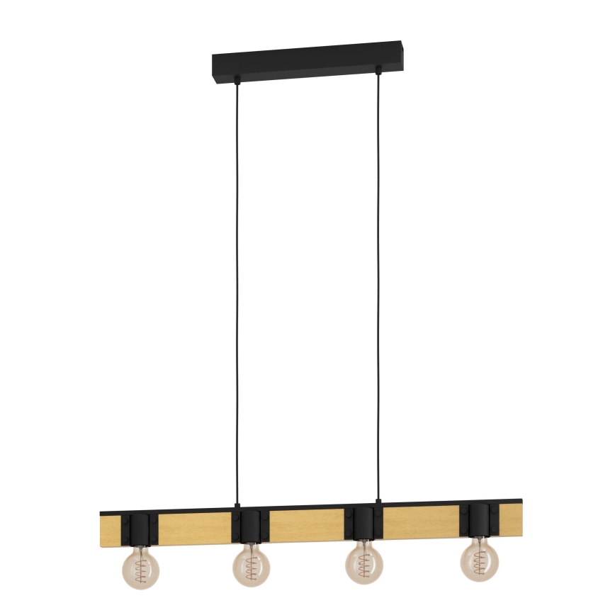 Eglo - Candelabro suspenso 4xE27/40W/230V