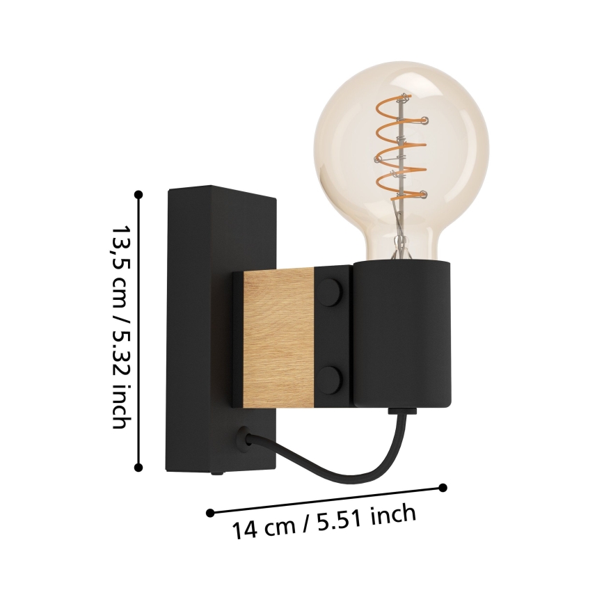 Eglo - Iluminação de parede 1xE27/40W/230V