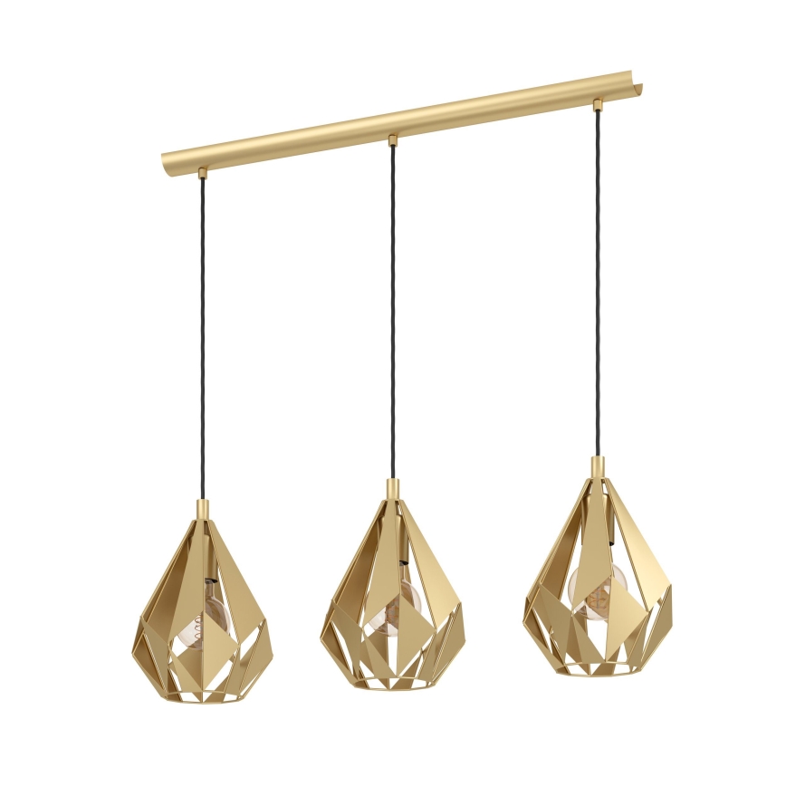 Eglo - Candelabro suspenso 3xE27/60W/230V