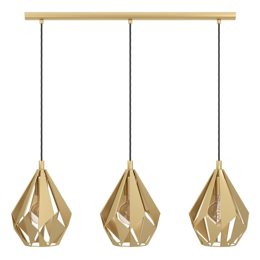 Eglo - Candelabro suspenso 3xE27/60W/230V