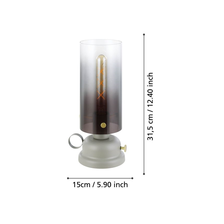 Eglo - Candeeiro de mesa 1xE27/40W/230V