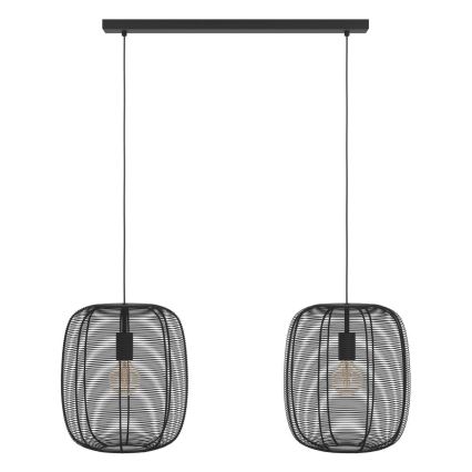 Eglo - Candeeiro suspenso 2xE27/40W/230V