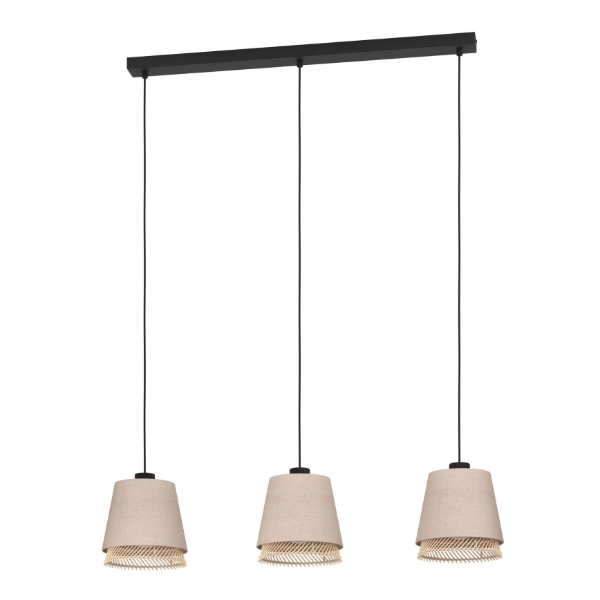 Eglo - Candelabro suspenso 3xE27/40W/230V