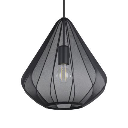 Eglo - Candeeiro suspenso 1xE27/40W/230V diâmetro 33,5 cm preto