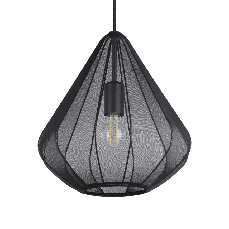 Eglo - Candeeiro suspenso 1xE27/40W/230V diâmetro 33,5 cm preto