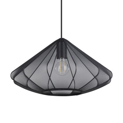 Eglo - Candeeiro suspenso 1xE27/40W/230V diâmetro 42,5 cm preto