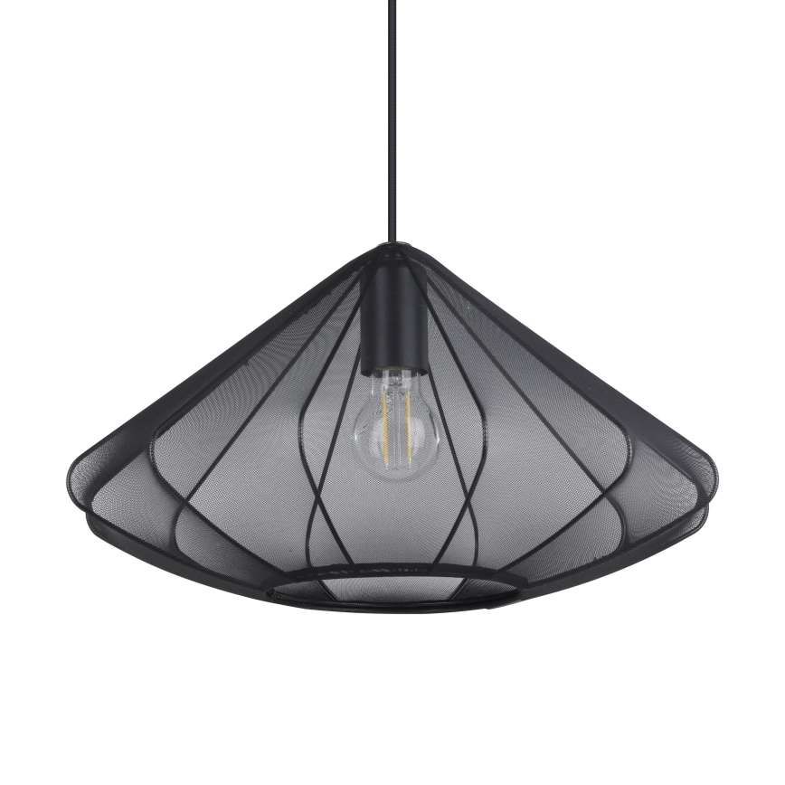 Eglo - Candeeiro suspenso 1xE27/40W/230V diâmetro 42,5 cm preto