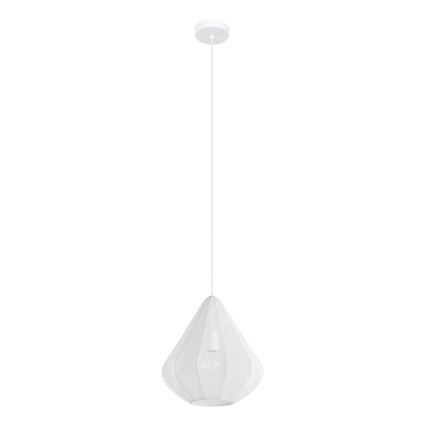 Eglo - Candeeiro suspenso 1xE27/40W/230V diâmetro 33,5 cm branco