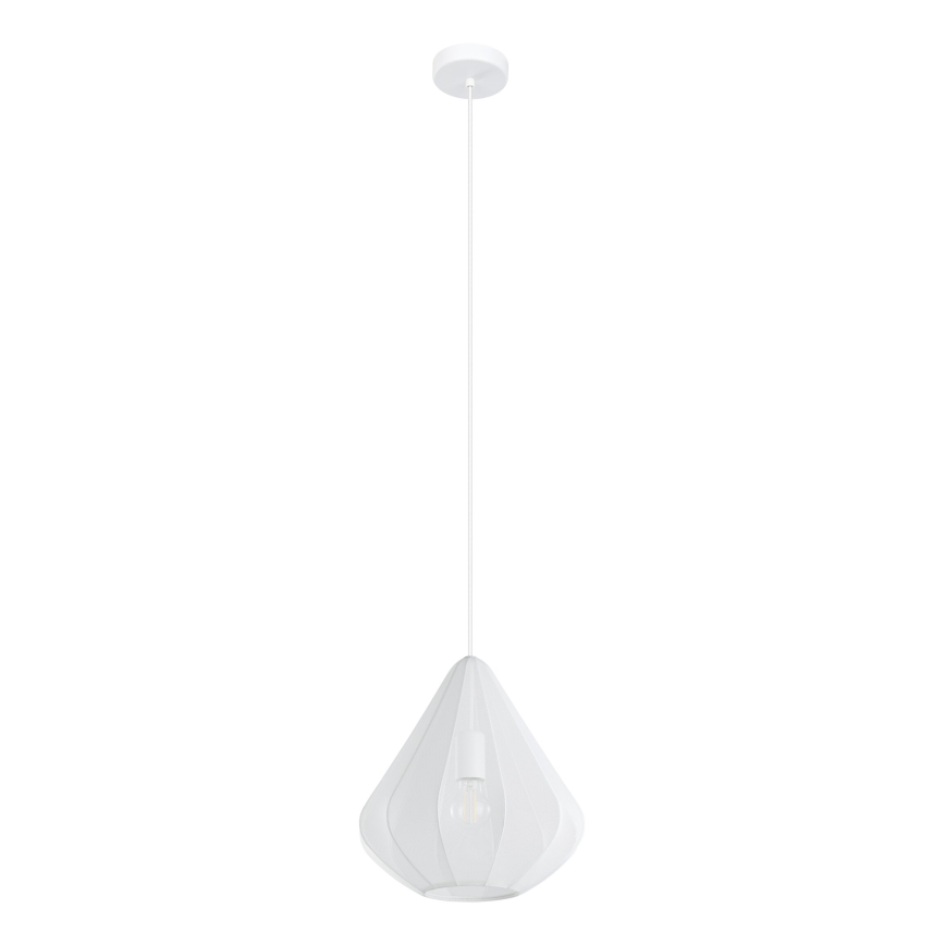 Eglo - Candeeiro suspenso 1xE27/40W/230V diâmetro 33,5 cm branco