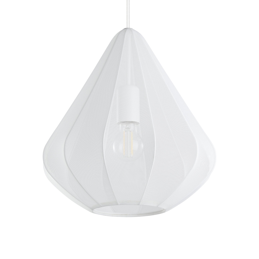 Eglo - Candeeiro suspenso 1xE27/40W/230V diâmetro 33,5 cm branco