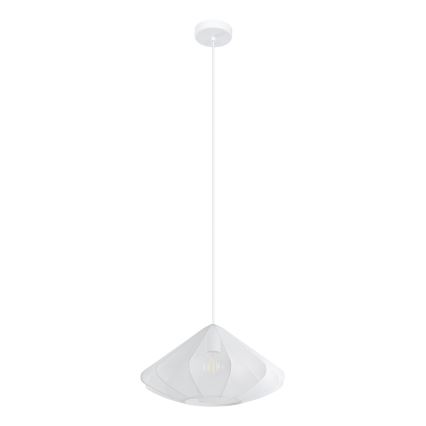 Eglo - Candeeiro suspenso 1xE27/40W/230V diâmetro 42,5 cm branco