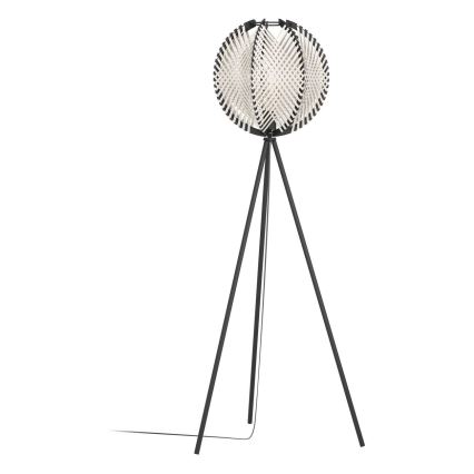 Eglo - Candeeiro de chão 1xE27/40W/230V branco/preto