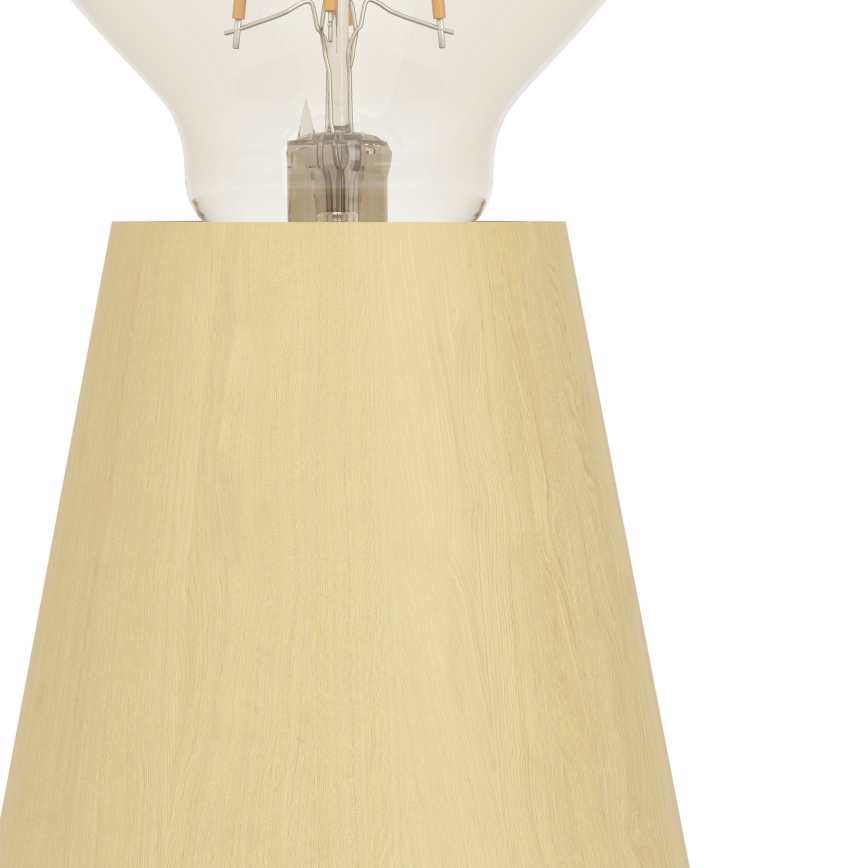 Eglo - Candeeiro de mesa 1xE27/40W/230V bege