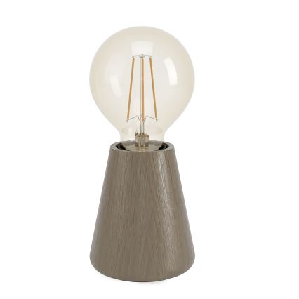 Eglo - Candeeiro de mesa 1xE27/40W/230V castanho