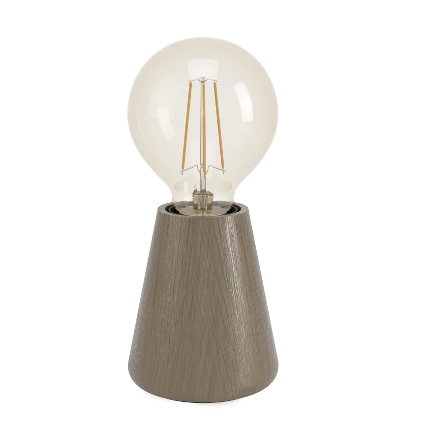 Eglo - Candeeiro de mesa 1xE27/40W/230V castanho