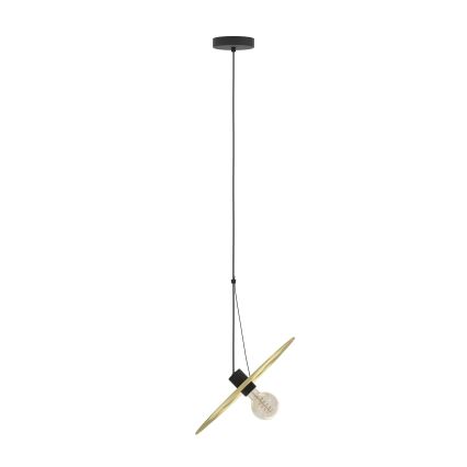 Eglo - Candeeiro suspenso 1xE27/40W/230V dourado