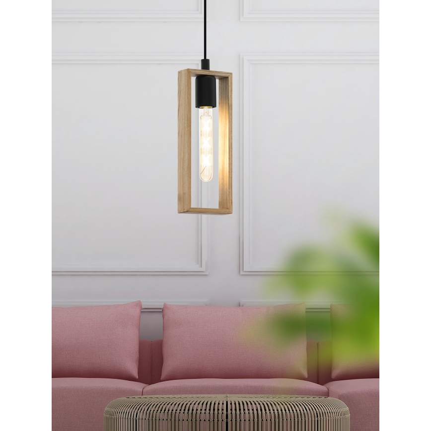 Eglo - Candeeiro suspenso 1xE27/60W/230V - FSC certificado