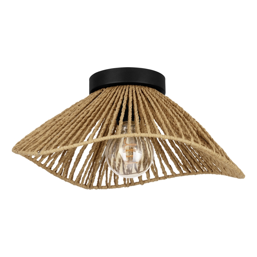 Eglo - Iluminação de teto 1xE27/60W/230V castanho