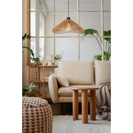 Eglo - Candeeiro suspenso 1xE27/60W/230V castanho