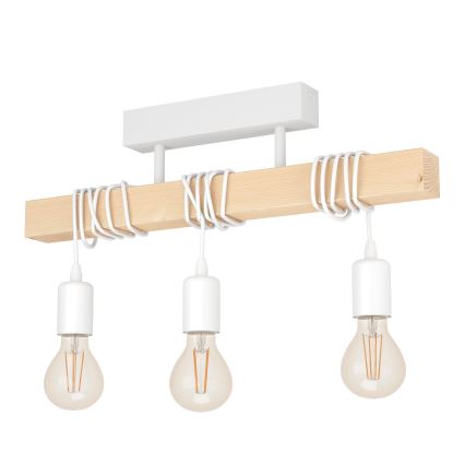 Eglo - Candeeiro integrado TOWNSHEND 3xE27/60W/230V - FSC certificado