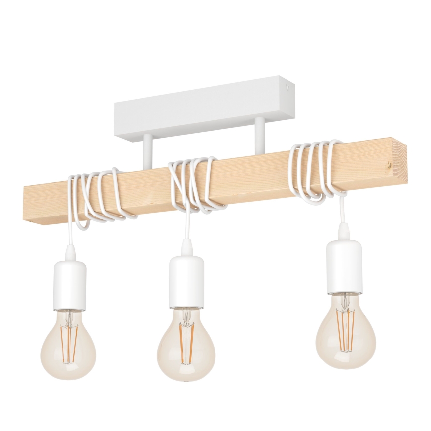 Eglo - Candeeiro integrado TOWNSHEND 3xE27/60W/230V - FSC certificado