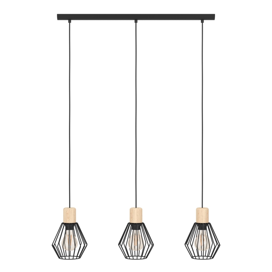 Eglo - Candeeiro suspenso 3xE27/60W/230V