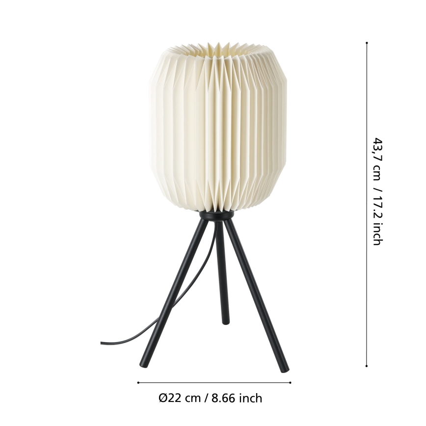 Eglo - Candeeiro de mesa 1xE27/40W/230V