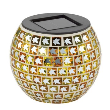 EGLO 47217 - Luz solar BLATT 1xLED/0,03W laranja IP44
