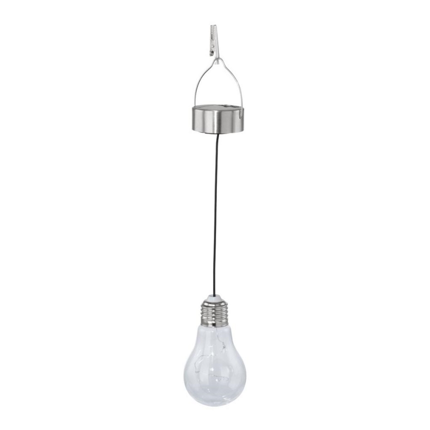 Eglo 48514 - Iluminação suspensa LED solar LED/0,06W/1,2V IP44 cromado brilhante