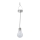 Eglo 48514 - Iluminação suspensa LED solar LED/0,06W/1,2V IP44 cromado brilhante