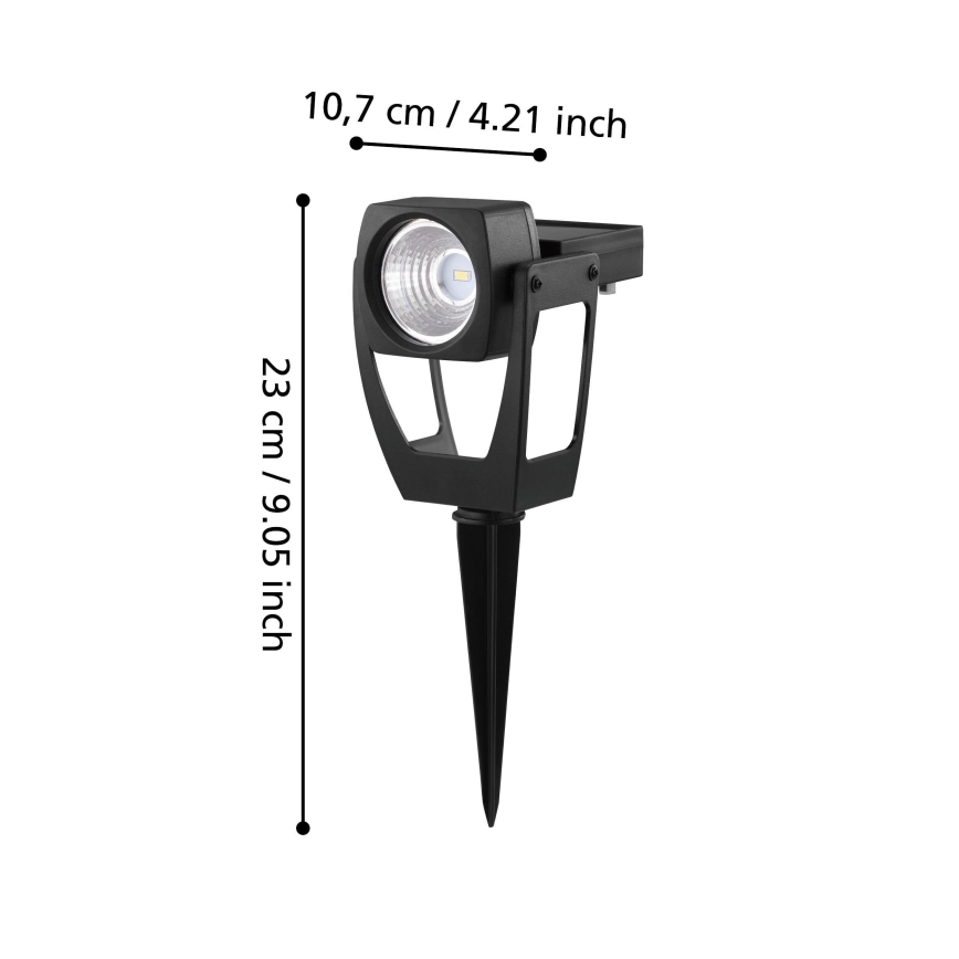 Eglo 48719 - Holofote Solar LED SOLAR 1xLED/0,1W/3,2V IP44