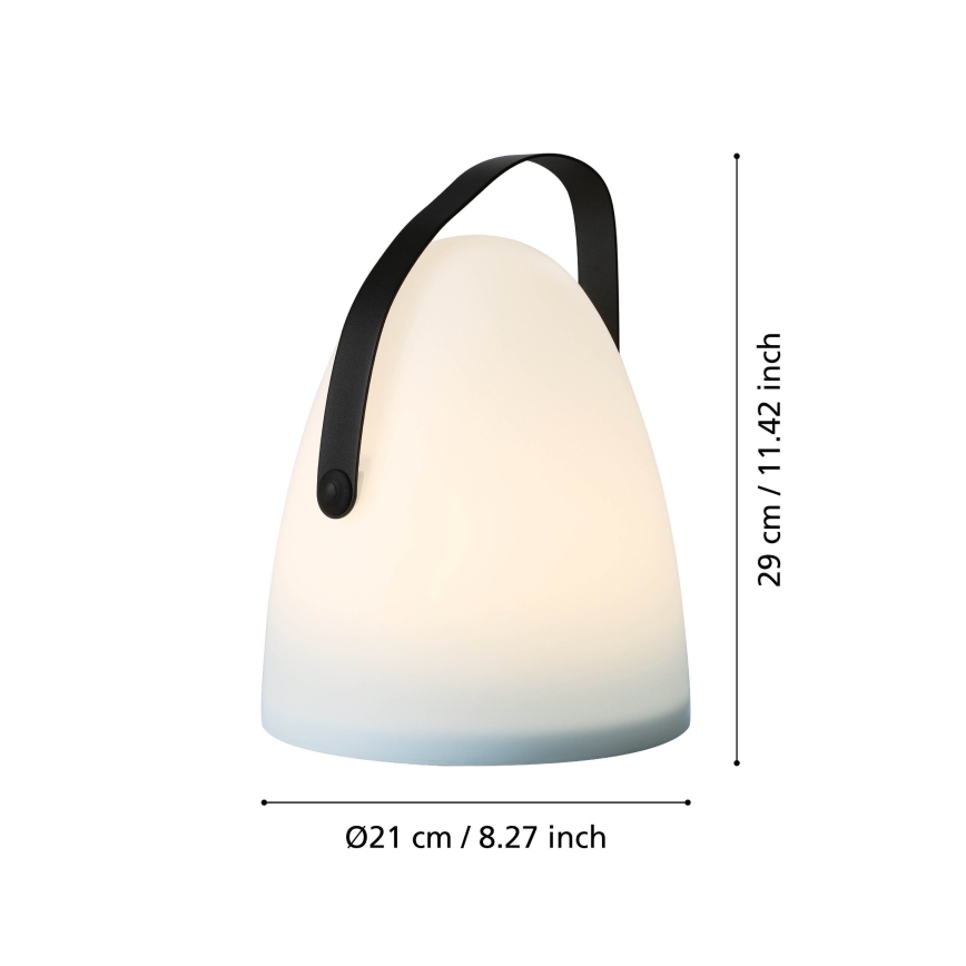 Eglo 48841 - Candeeiro de mesa exterior LED COLLIRADOS LED/3xAA IP44