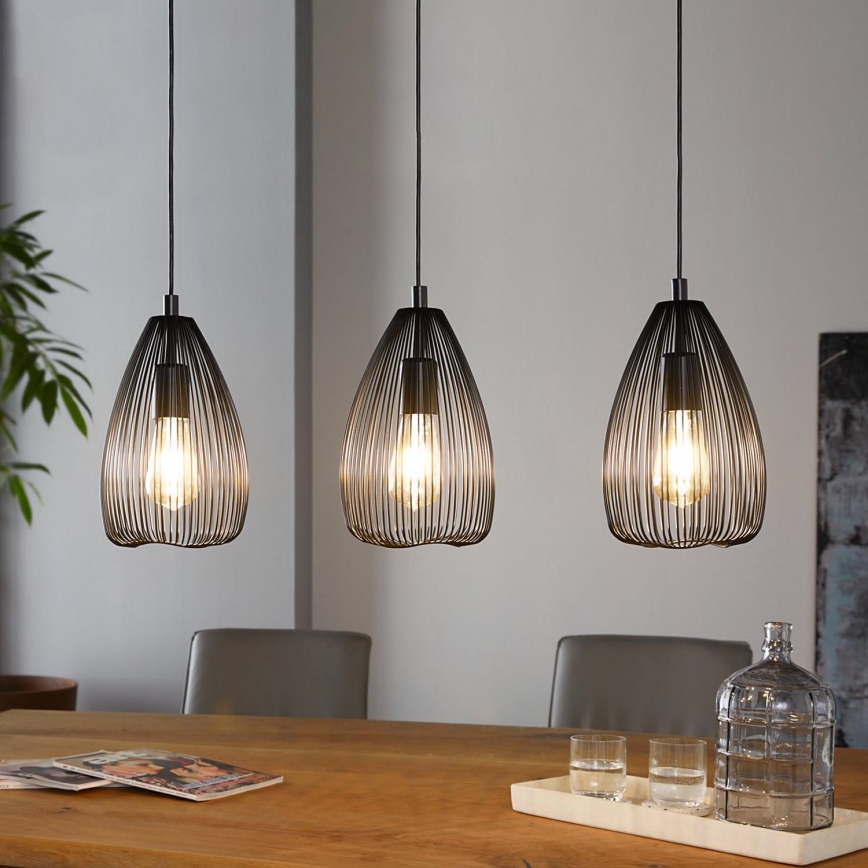 Eglo 49142 - Candelabro num fio CLEVEDON 3xE27/60W/230V