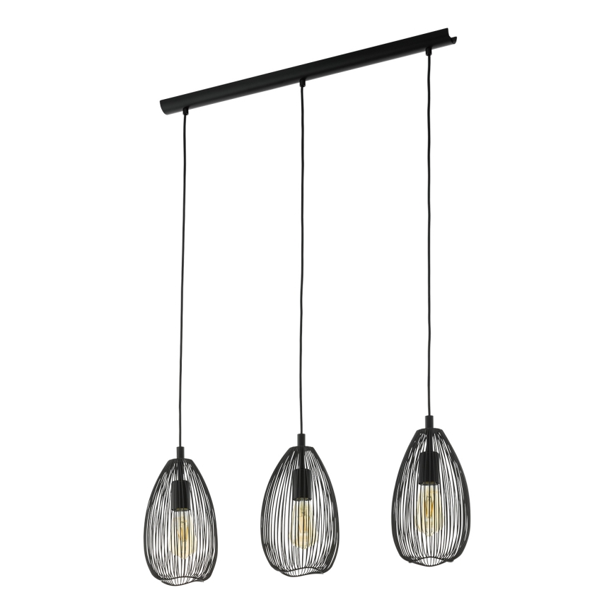 Eglo 49142 - Candelabro num fio CLEVEDON 3xE27/60W/230V