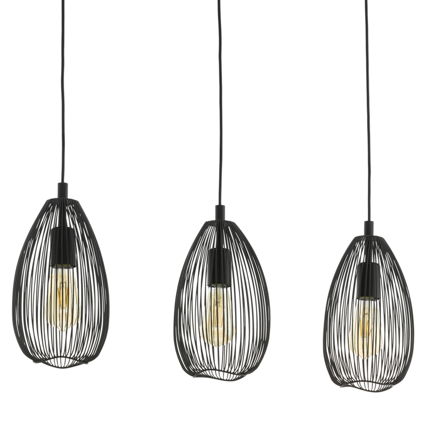 Eglo 49142 - Candelabro num fio CLEVEDON 3xE27/60W/230V