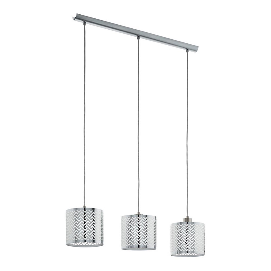 Eglo 49166 - Candelabro num fio LEAMINGTON 1 3xE27/60W/230V