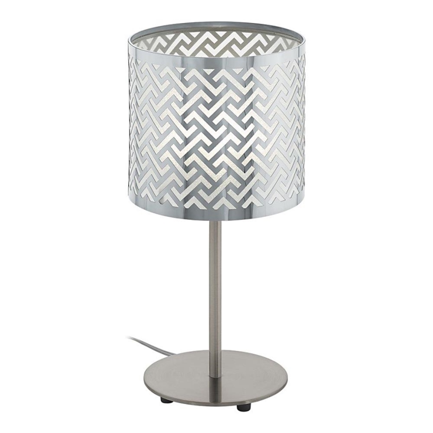 Eglo 49167 - Lâmpada de mesa LEAMINGTON 1 1xE27/60W/230V