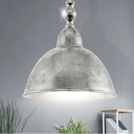 Eglo 49178 - Candeeiro suspenso EASINGTON 1xE27/60W/230V Ø 350 mm