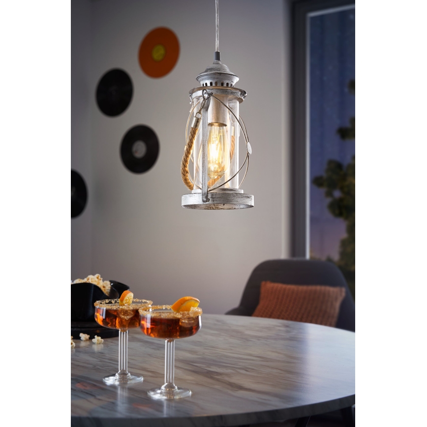 Eglo - Candelabro 1xE27/60W/230V