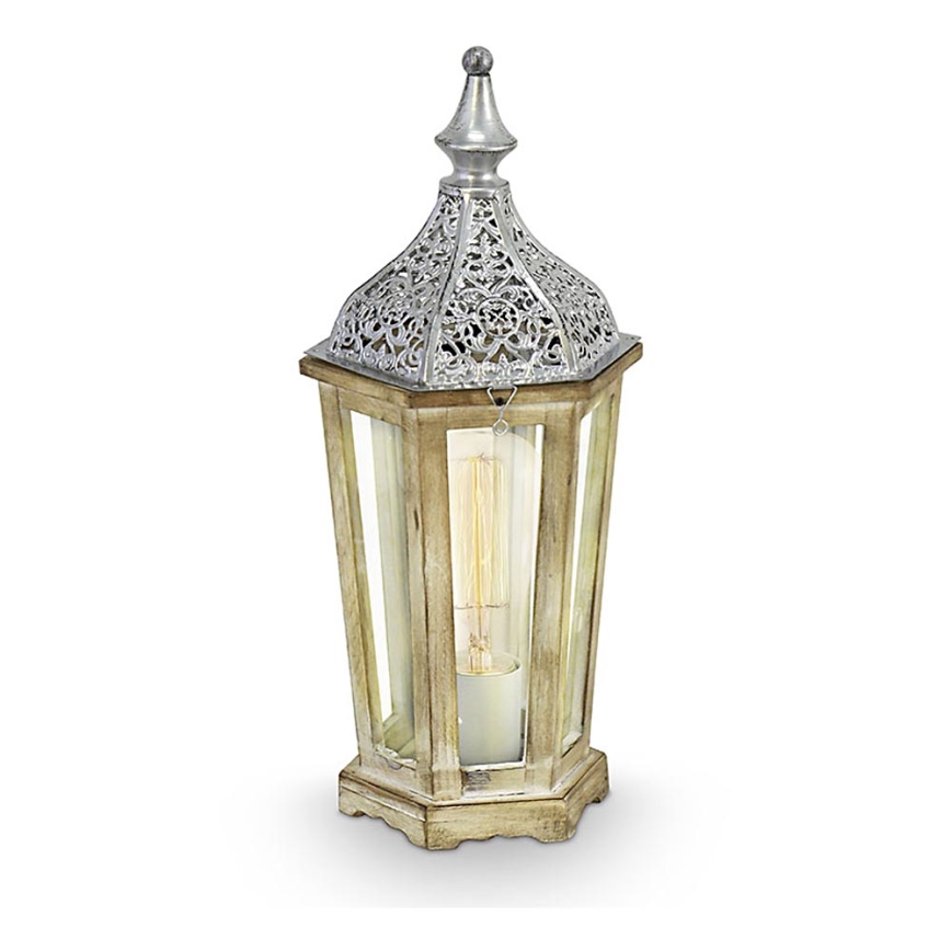 Eglo 49277 - Lâmpada de mesa KINGHORN 1xE27/60W/230V