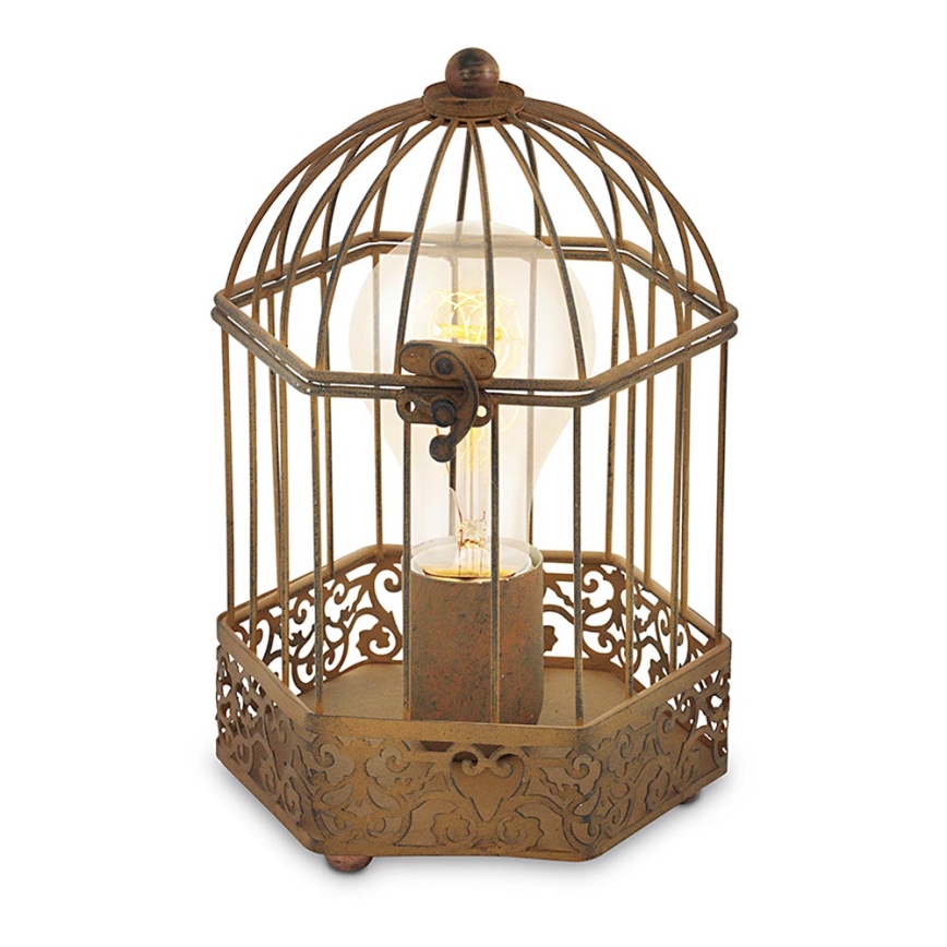 Eglo 49287 - Lâmpada de mesa HARLING 1xE27/60W/230V
